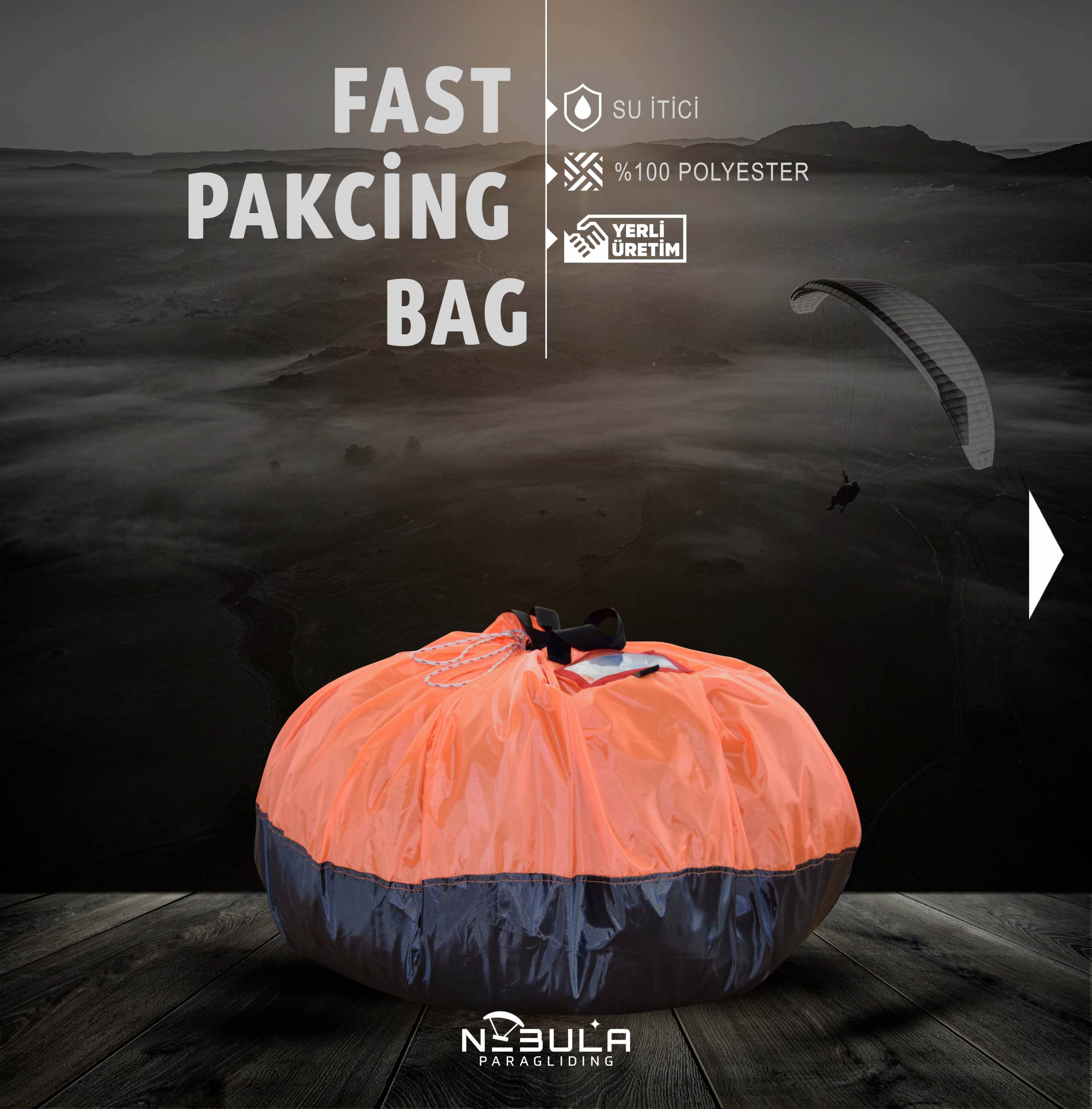 HIZLI PAKETLEME ÇANTASI TURUNCU
