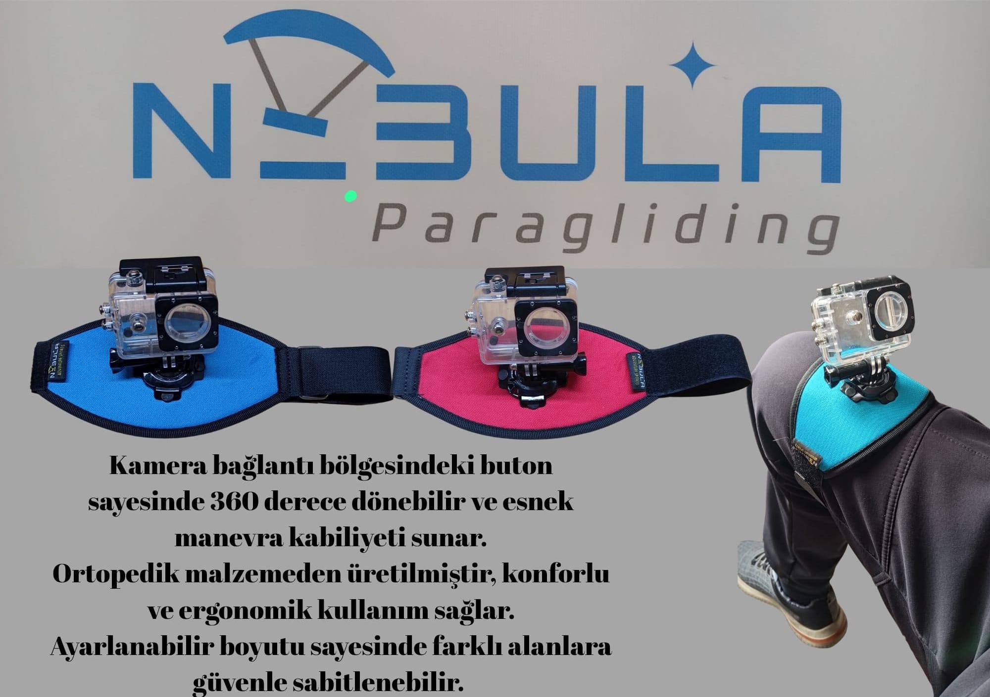 Aksiyon Kamerası Bacak Bağlantısı